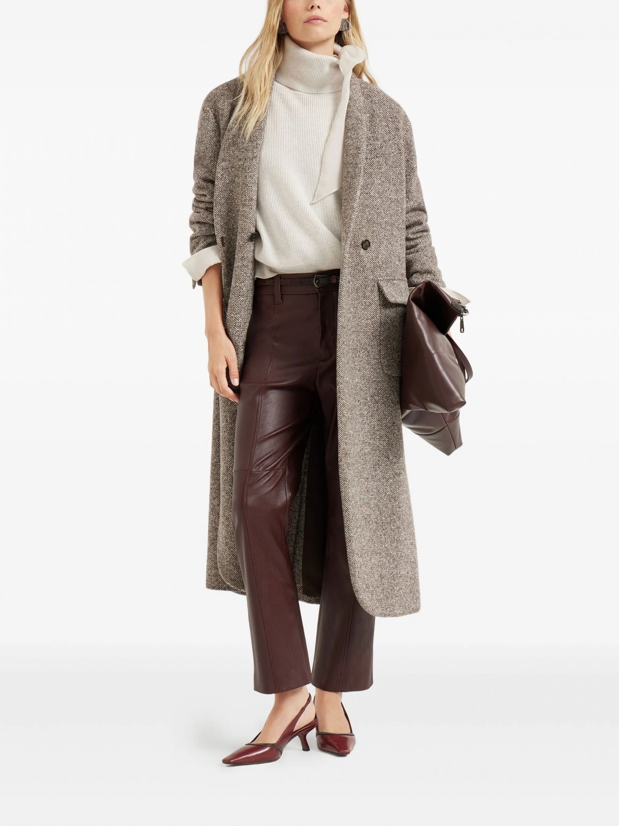 BRUNELLO CUCINELLI FW25 CAPPOTTO M/L: Luxurious Coat for Women